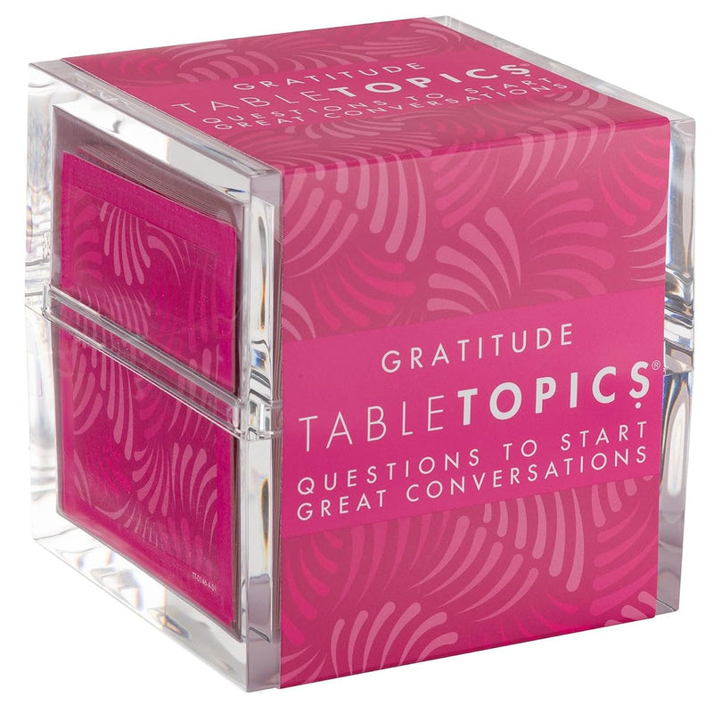 TableTopics Gratitude - 135 Gratitude Conversation Cards for Positive Table