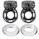 Cock Ring Vibrating Penis Ring Vibrator Silicone G-Spot Stimulating Clitoral Stimulator Penis Erection Enhance Sex Product Adult Male Sex Toy For Longer Harder Stronger