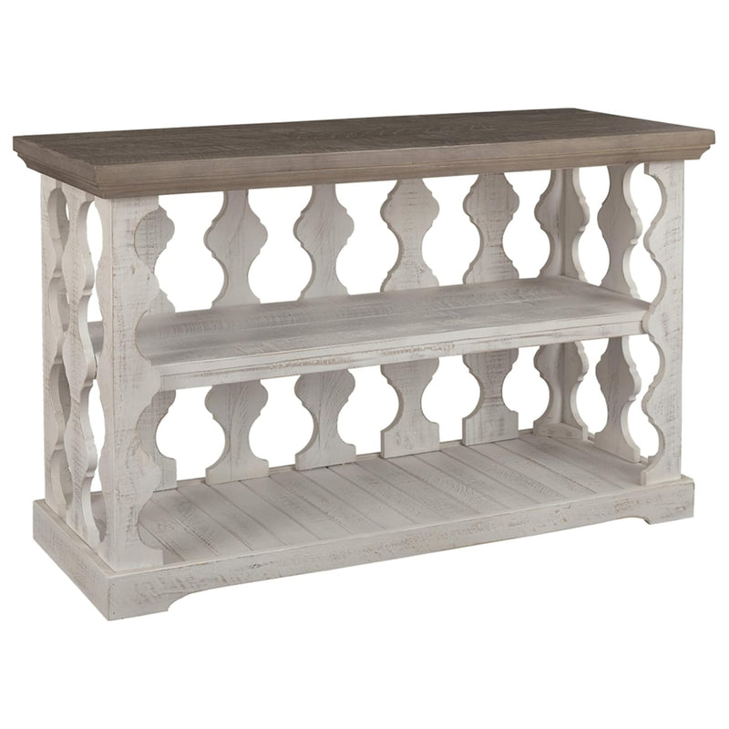 Signature Design By Ashley Havalance Farmhouse Sofa Table With 2 Fixed Storage