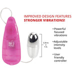 Vibrating Silver Bullet 2.0, Adjustable Speed Powerful Bullet Vibrator, Stronger Vibration, Multi Speed Control For Clitoral & Vaginal Stimulation, 31" Cord, Battery Operated