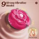 Nipple Toys Rose Toy - Nipple Clamps Bdsm Toys With 9 Vibrating Modes Female Sex Toys 1 Pair Adult Toys Silicone Sex Toy Vibrator Adjustable Couples Sex Toys Sucking Vibrator Sex Game