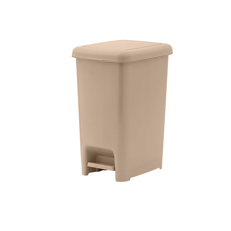 Slim Trash Can With Foot Pedal – 2.5 Gallon Step-On Trash Can With Lid, Small Pl