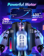 Automatic Male Masturbator with Telescopic Thrusting, Dual Sleeves & Adjustable Speeds