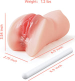 Male Masturbator 3IN1 Pocket Pussy Ultra Realistic Stroker Textured