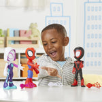 Spidey and his Amazing Friends Supersized Hero Multipack, 3 Large Action Figures, Marvel Preschool Super Hero Toy, Ages 3 and Up, 9 Inches (Amazon Exclusive)