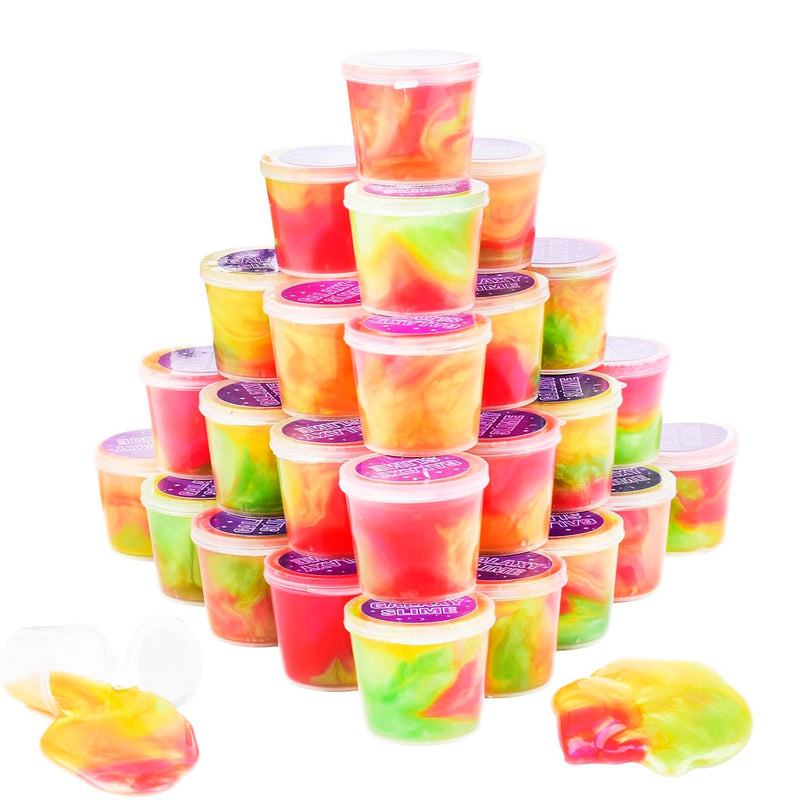 30 Packs Galaxy Slime, Colorful School Toy Party Favor For Kids Girls And Boys