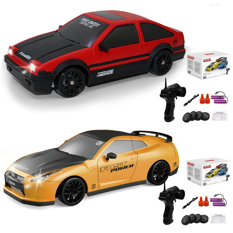 Remote Control Car Rc Drift Car 1:24 Scale 15Km/H 4Wd Rc Car With Led Lights 2