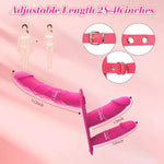 Strap On Dildo Harness, Adjustable Strapon Harness Women Sex Toys Strapless Pegging Dildo, 10 Vibrating With 3 Silicone Anal G-Spot Dildos, Adult Sex Toys For Lesbian Gay Couple Vaginal Anal Play