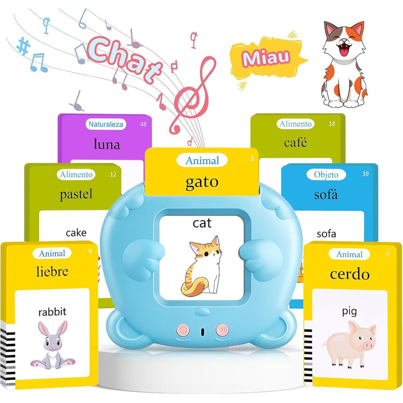 Spanish & English Talking Flash Cards For Toddler 2 6 Year Olds, Learning M