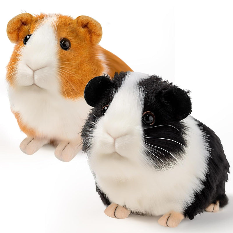 2Pc Guinea Pig Stuffed Animals Realistic Plush Cute Plushie Toys For Kids,