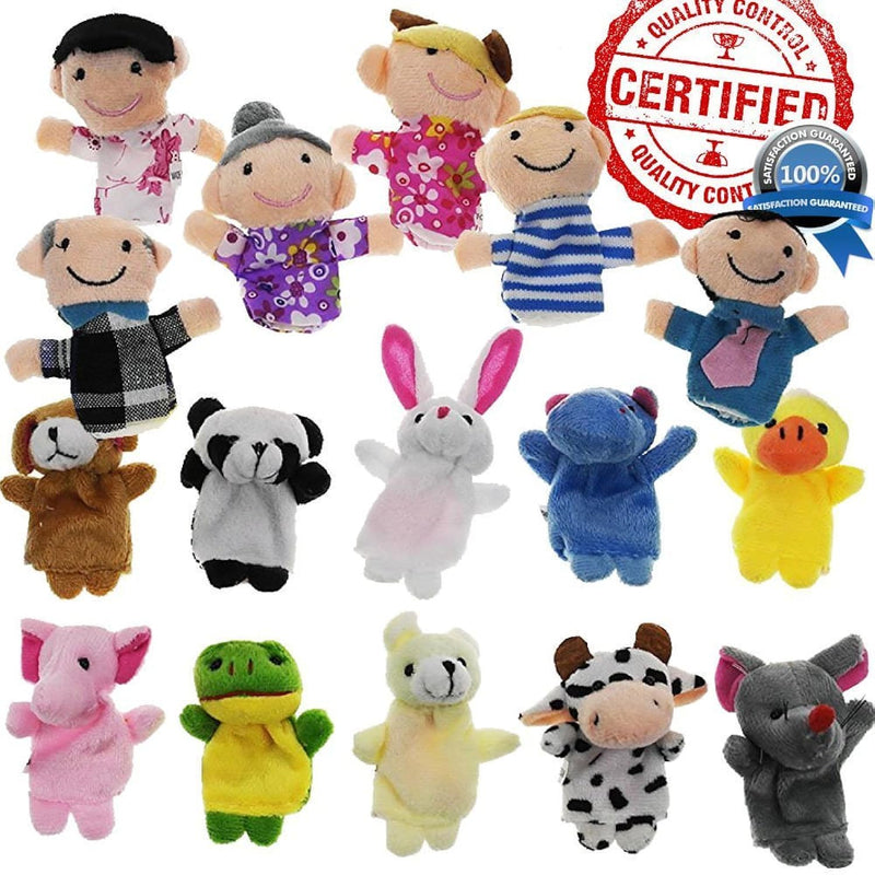 Finger Puppet Set The Original Storytime Learning Aid 16 Pack Puppets For Teac