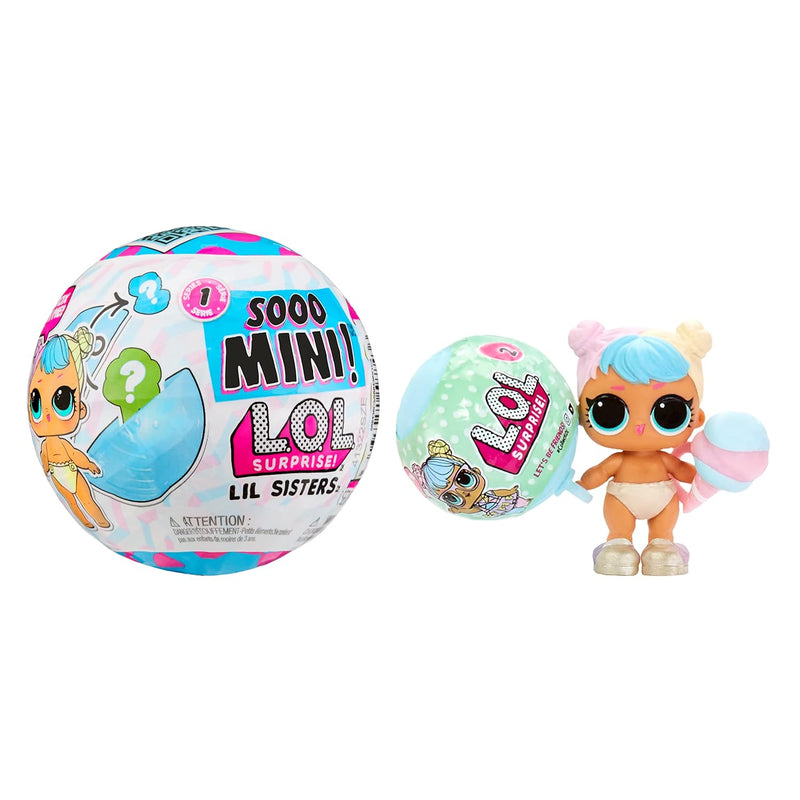Lil Sisters With Collectible Doll, 5 Surprises, Mini Ball, Limited Edition