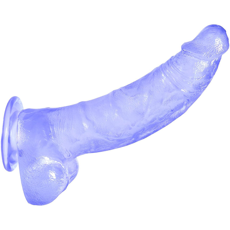 9 Inch Big Purple Dildo, Soft Huge Thick Dildo Sex Toy With Strong Suction Cup For Hands-Free Play, Adult Toys For Vaginal G-Spot And Anal Play, Realistic Dildo Anal Sex Toys For Women Men Couples