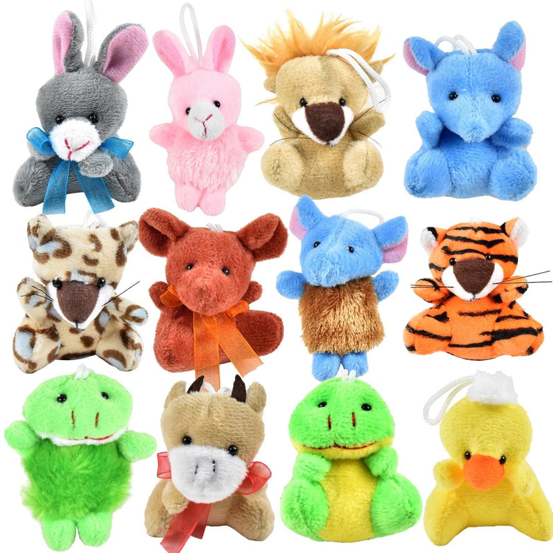 12 Pack Small Stuffed Animals For Kids Mini Plushies, Plush Keychain Christ