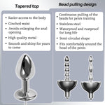 Electroshock Anal Plugs For Anus Expansion Prostate Massager For Men Stainless Steel Urethral Sounding Rods With Electric Stimulation (B)