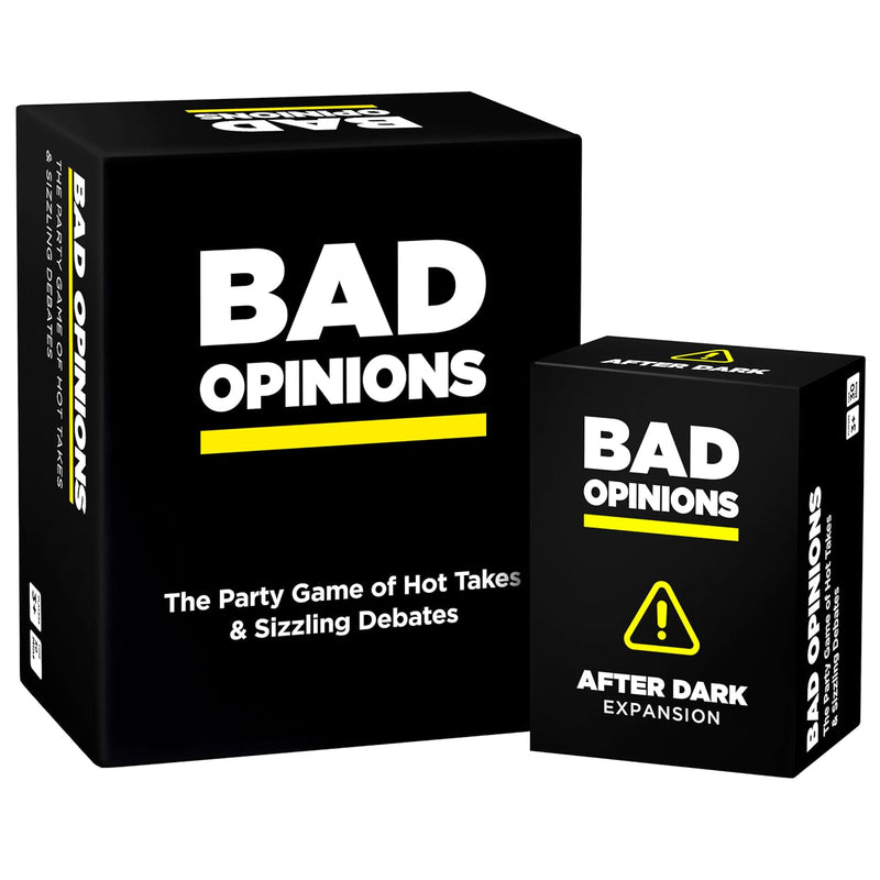 Bad Opinions Party Game + After Dark Expansion Set The Hilarious Adult Card