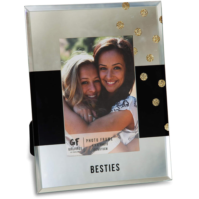 75101 Besties Mirrored Photo Frame, 7 X 9