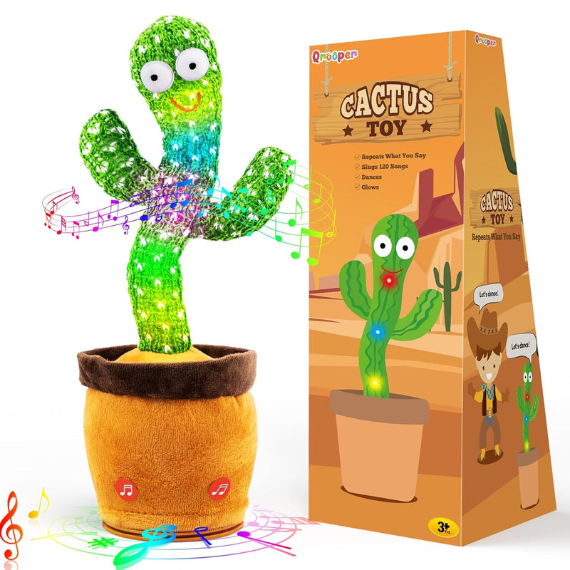 Dancing Talking Cactus Toy, Talking Cactus Toys For Baby Boys And Girls, Ca