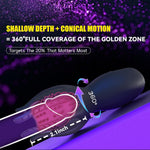 Male Masturbator with 360° Rotating Vibration & Soft Silicone Sleeve