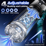 Automatic Male Masturbator with 9 Rotation Modes, 4 Suction Levels & LED Display