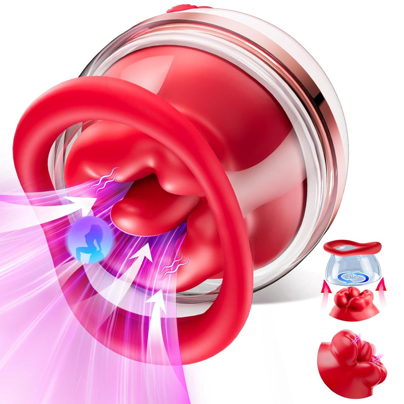 Sex Toys For Women Sucking Vibrator - 3In1 Rose Sex Toy Clitoral