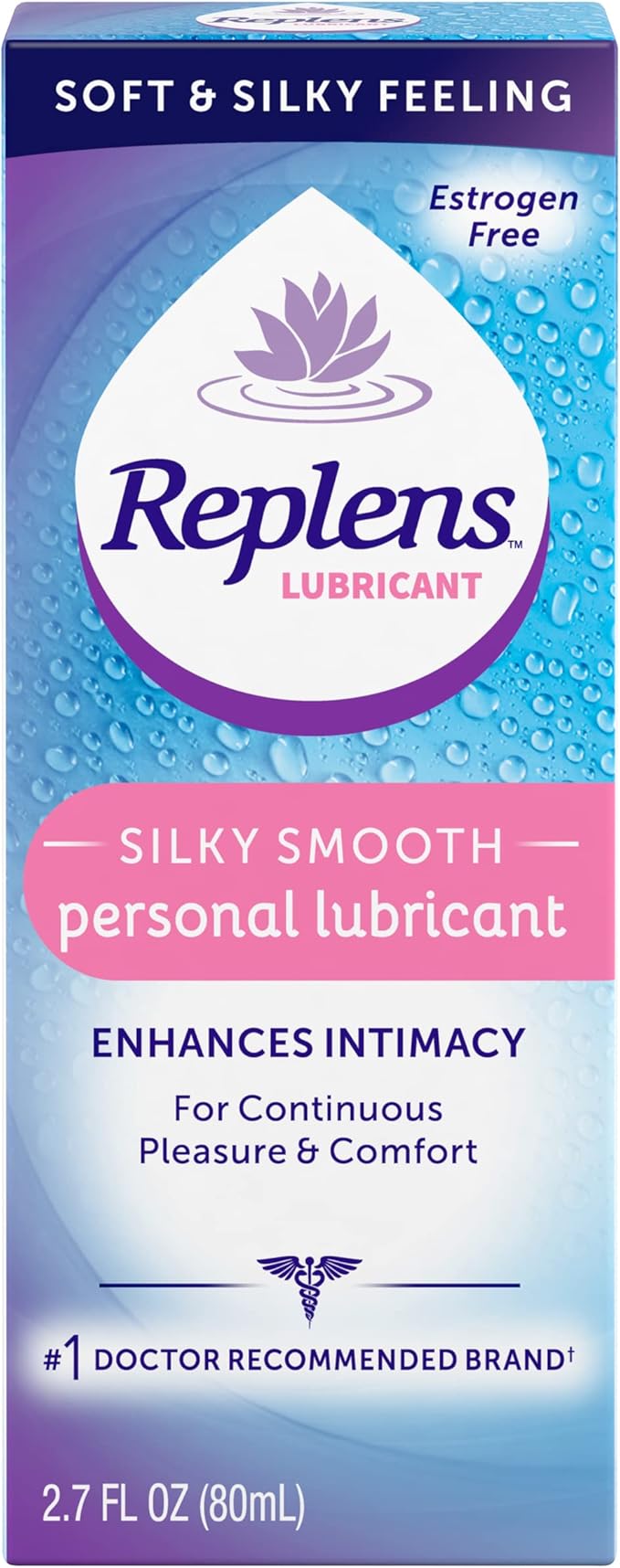 Silky Smooth Personal Lubricant, Long-Lasting & Gentle Formula, 2.7 fl oz