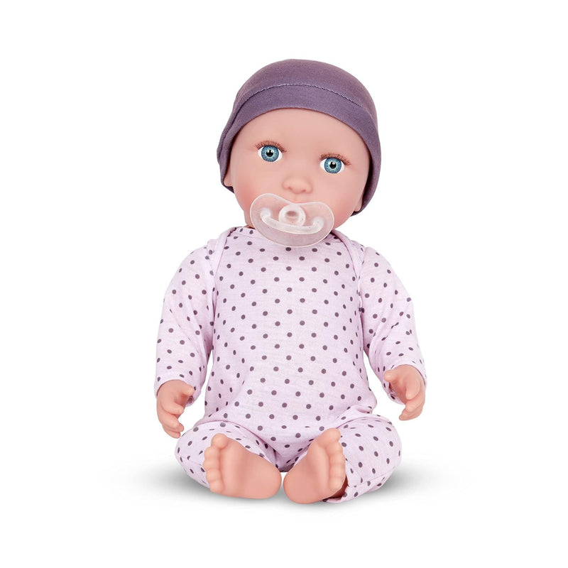 Babi By Battat 14 Inch Newborn Baby Doll Blue Eyes & Medium Light Skin Tone