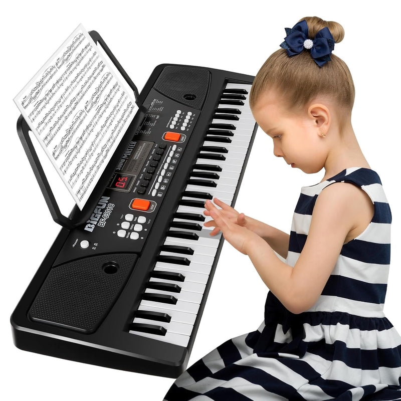 M SANMERSEN Piano for Kids with Microphone, Keyboard Piano for Beginners El