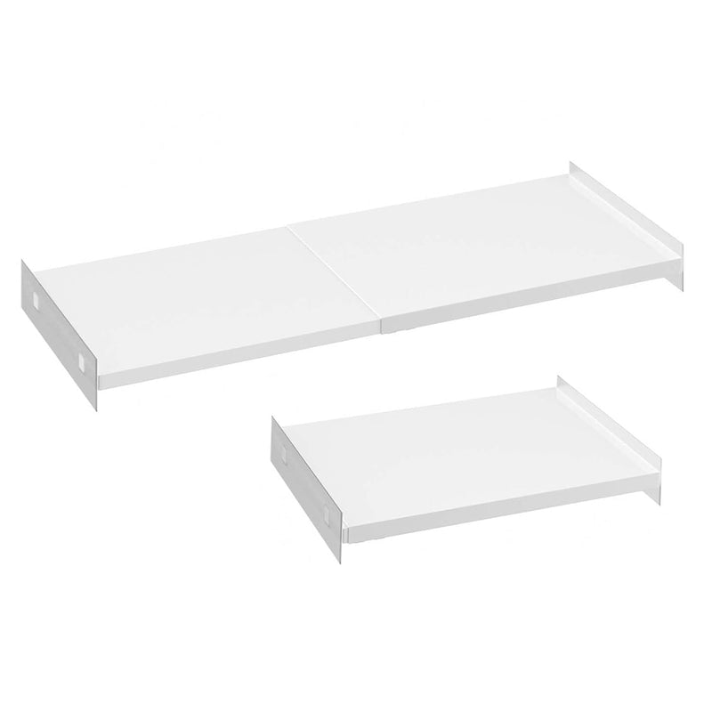 Closet Organizer Shelves Expendable Tension Shelving Rack Cabinet Storage Shelf