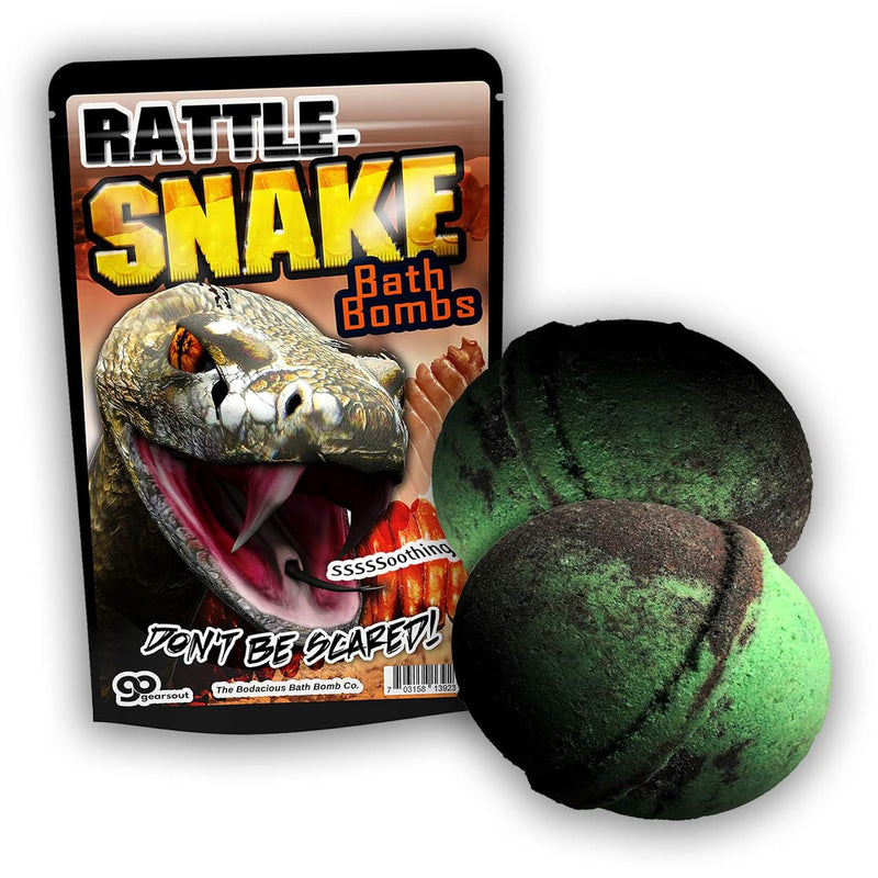 Xl Rattlesnake Bath Bombs Murky Green And Black Bath Balls For Boys Kids Bath