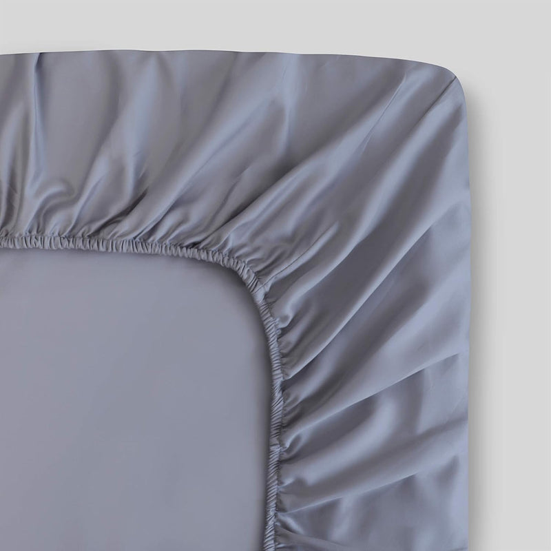 100% Organic Cotton Twin Size Fitted Sheet | 400 Thread Count Fitted Sheet | G