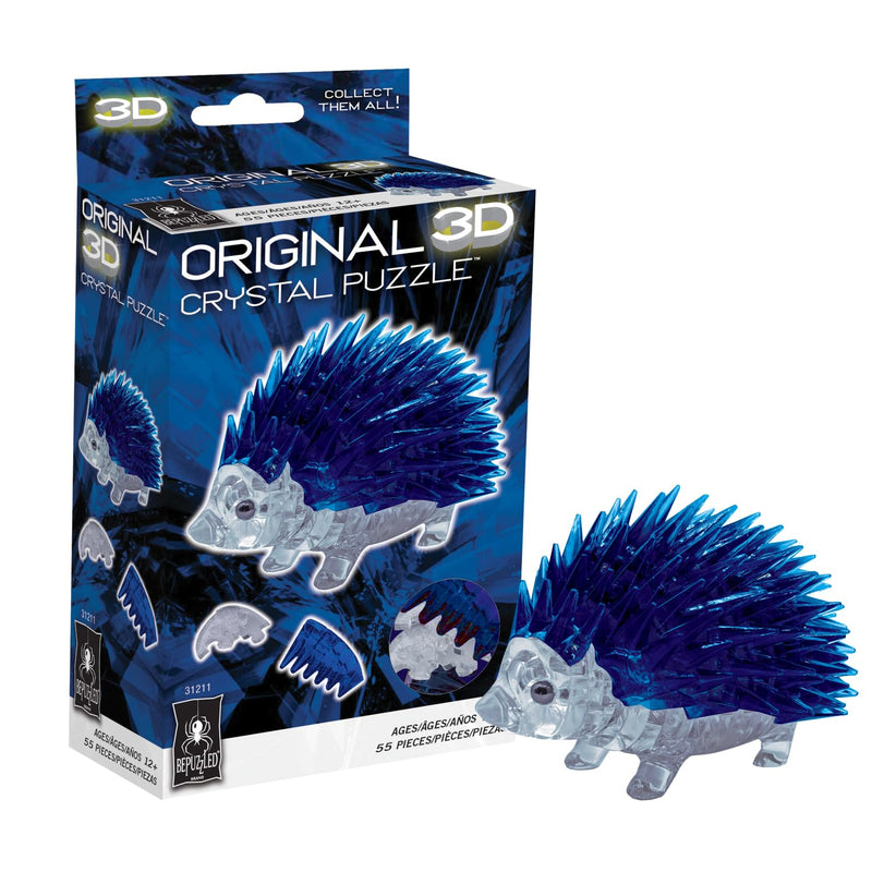 Hedgehog Standard Original 3D Crystal Puzzle, Ages 12 And Up