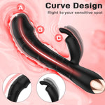 Realistic G Spot Dildo Vibrator,Sex Toys Clitoris G Spot Anal Stimulator With 10 Powerful Vibration Mode, Adult Toys Waterproof Powerful Vibrator For Couples (Black Realistic)