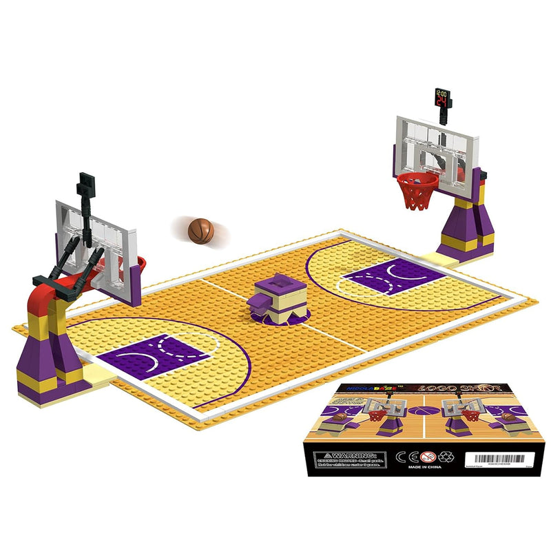 Building Block Education Toy Basketball Court Baseplates And Sets Of 2 Bask
