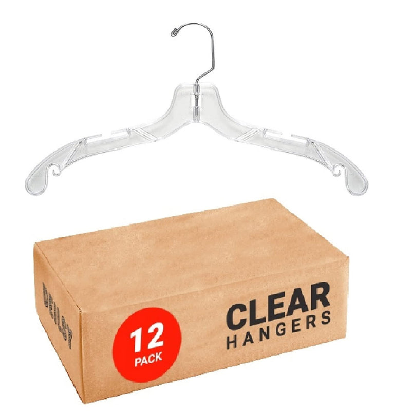 Clear Plastic Hangers 12 Pack Shirt Hangers Clear Plastic Hangers Crystal For Cl