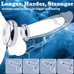 Stainless Steel Male Trainer Penis Cock Ring 0.787 Inch Thick Metal Cock Penis Ring For Enhance Male Long-Lasting Erection Ability Sex Toy Inside Diameter 1.85 Inch