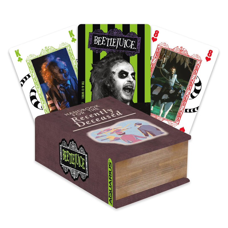 AQUARIUS Beetlejuice Recently Deceased Premium Playing Cards - Beetlejuice