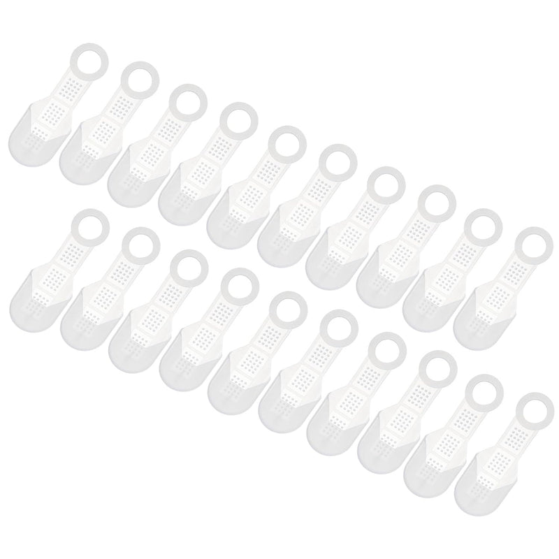 20Pcs Non-Slip Hanger Grips Silicone Adhesive Clothes Hanger Strips For Wood Pla