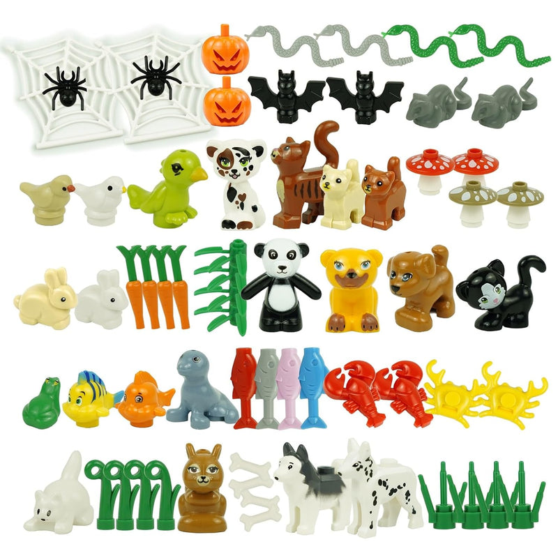 Friends Animals Figures Set, City Building Block Parts And Pieces, Farm Zoo