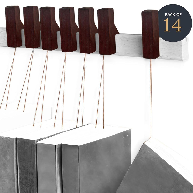 Wall Book Organizers Hanging Pins - Extra Pins For Floating Shelves Wall Mount