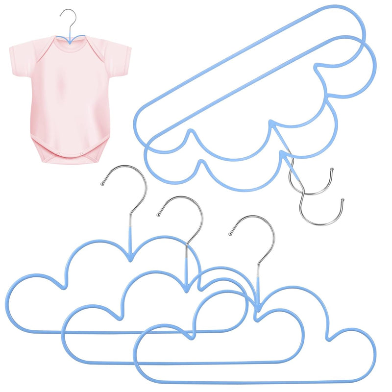 Cloud Hangers For Kids Clothes, 5Pcs Non- Slip Hanger Clothing Pant Coat Sweater