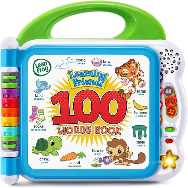 100-Word Interactive Learning Book for Toddlers Ages 18 Months+