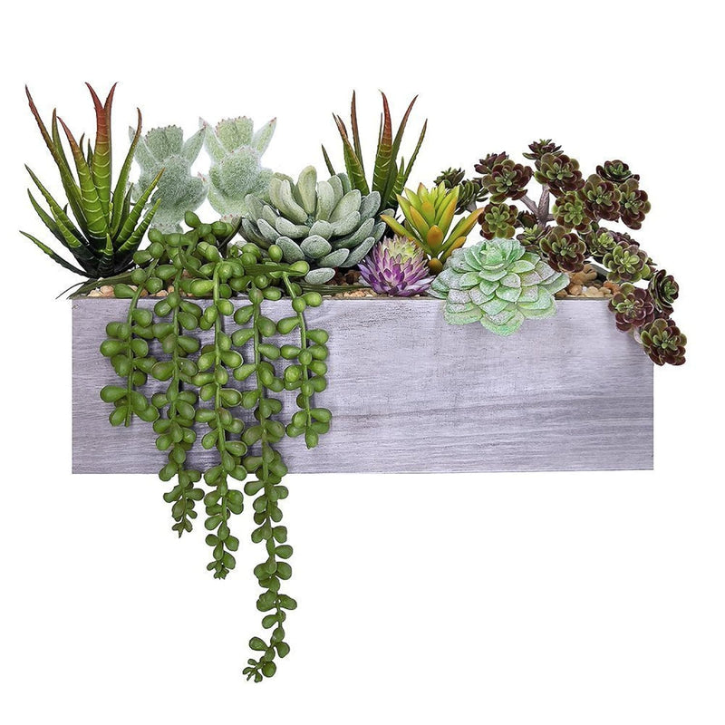 Artificial Potted Succulents Plants Arrangement Fake Succulent Plants In Recta