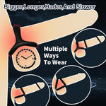 Penis Rings Cock Rings Set For Men Sex, Longer Harder Stronger Erection Cock Ring For Sex Men Erection Enhancing And Orgasm Sex Toy (Red)