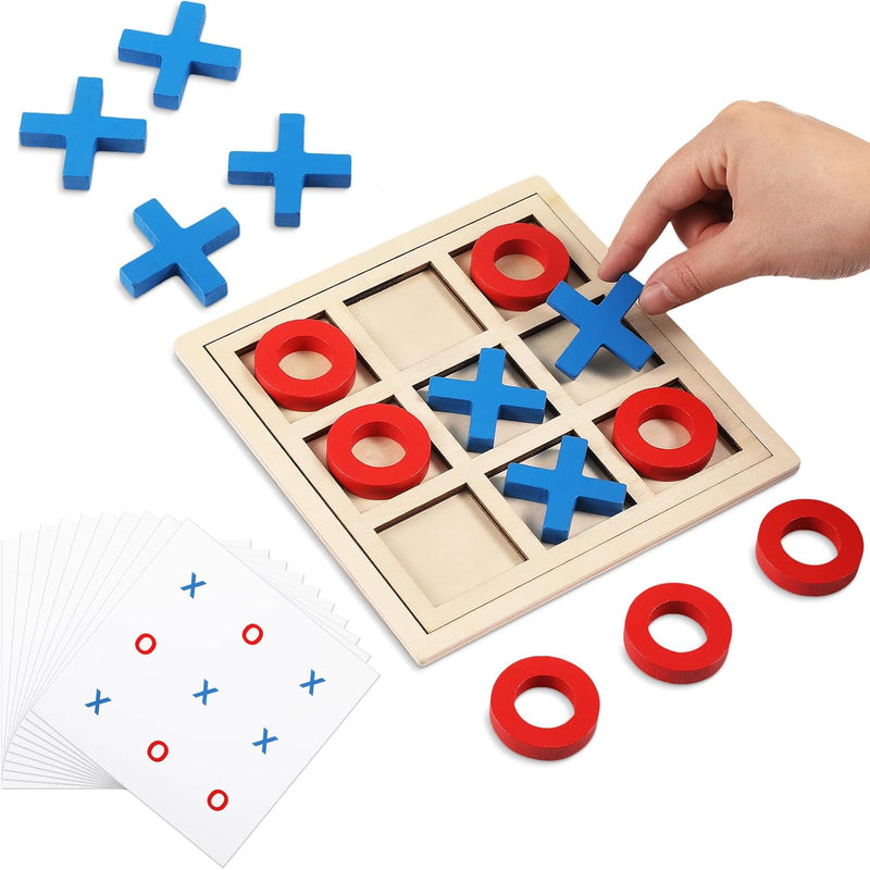 Jumbo Wooden Tic Tac Toe Game Dementia Activities For Alzheimers Seniors Wi