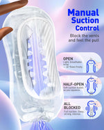 Male Masturbator Pocket Pussy with Vibration, Suction & App Control