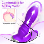 Wearable Thrusting Dildo - App &amp; Remote Control Vibrator for Women