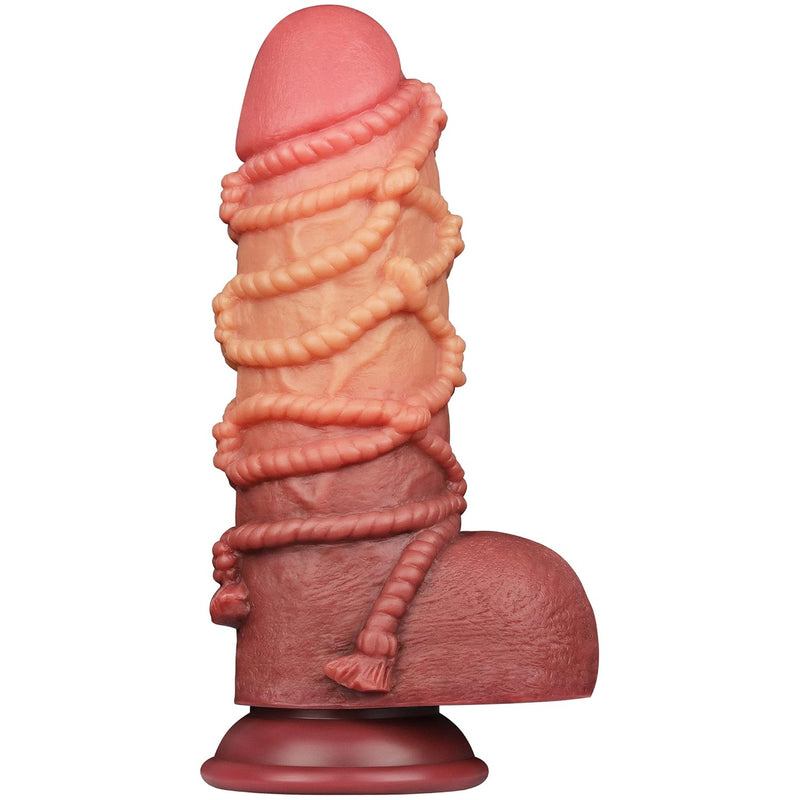 9.5 Inch Realistic Silicone Monster Dildo Huge Suction Cup Dildo, Dual Density Giant Horse Dildo Big Thick Dildo G Spot Dildo Butt Plug
