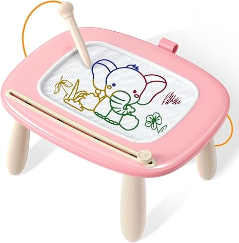 Magnetic Drawing Board for Toddlers Ages 1-3 with Detachable Stand