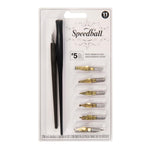 No. 5 Artists Pen Set with 2 Penholders and 6 Nibs and 3 Pen Tips